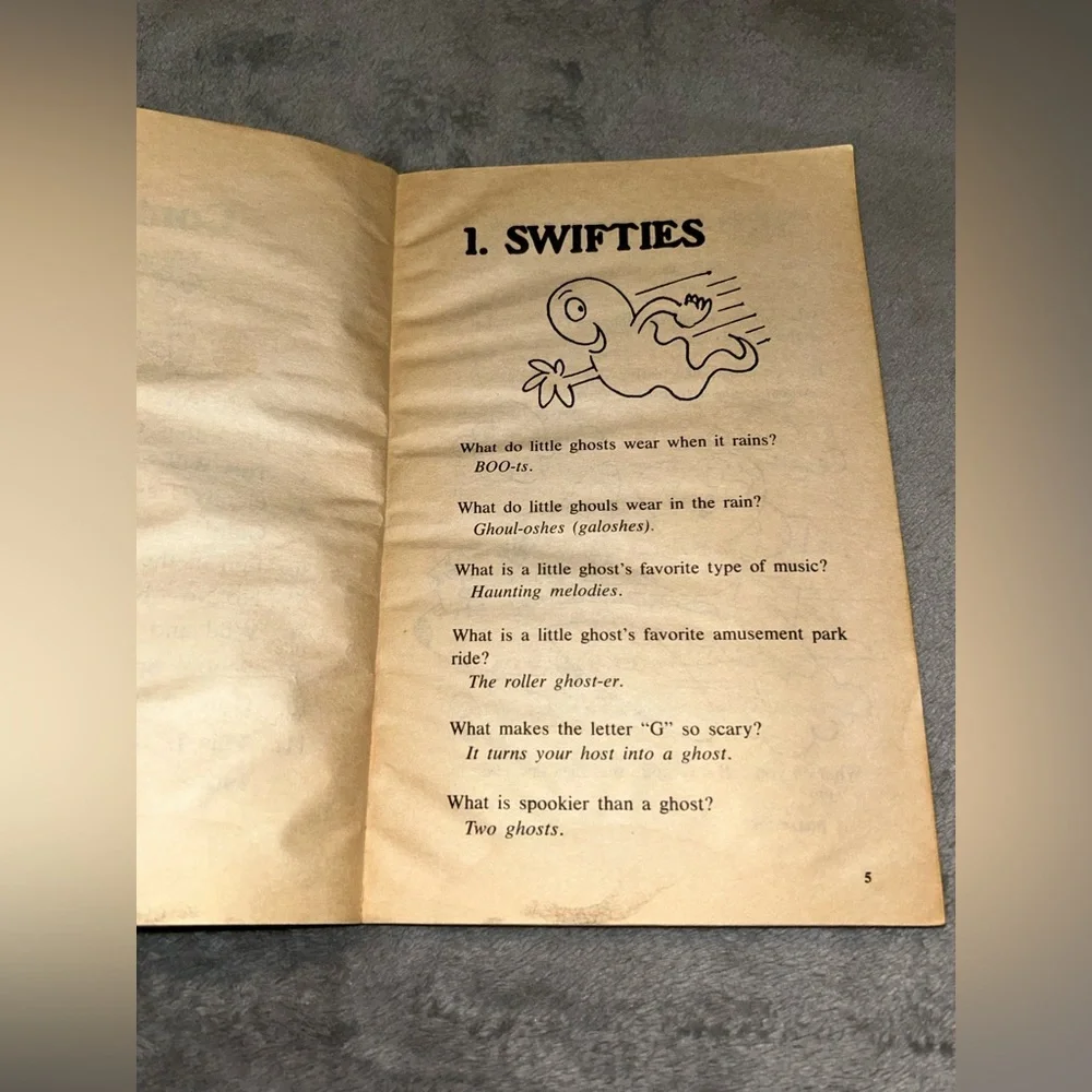 Spooky Riddles And Jokes by Joseph Rosenbloom, Paperback, 1987 - Picture 3 of 8
